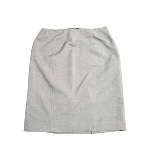 Kasper Separates Skirt Gray Fully Lined Back Zipper Career  Women's Size 2P
